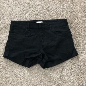 Black shorts from H&M size 8